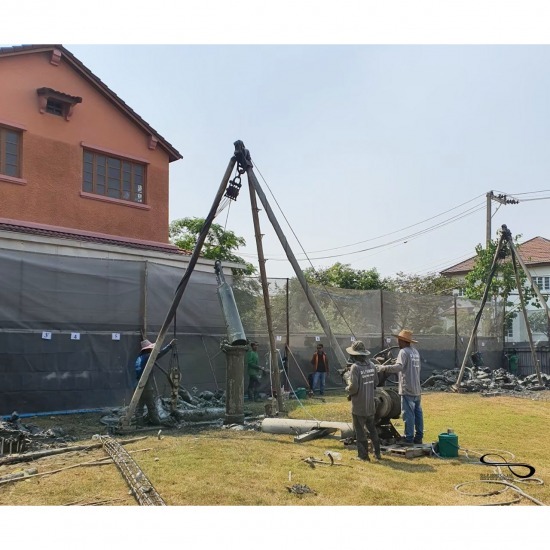 เสาเข็มเจาะระบบแห้ง เสาเข็มเจาะระบบแห้ง